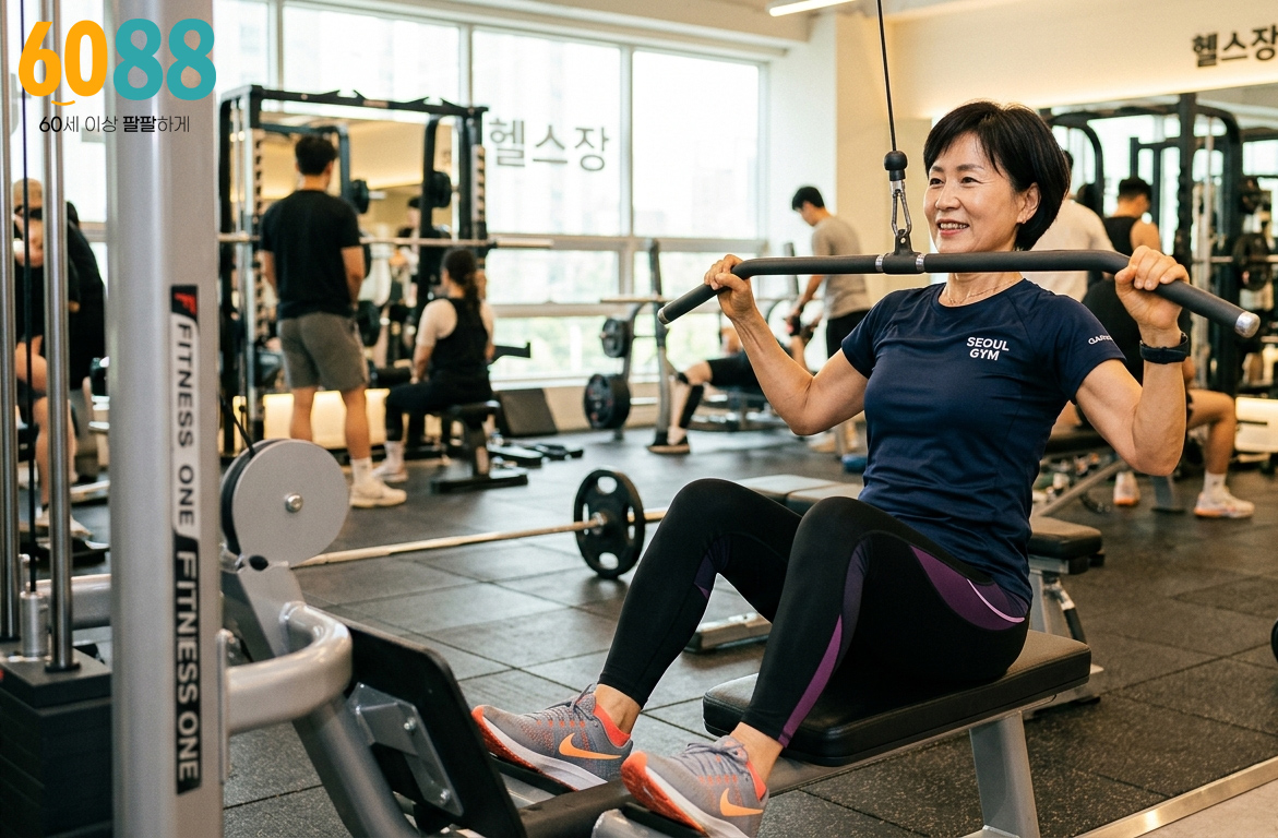 액티브시니어 건강관리와 여가생활을 즐기는 60대 일상